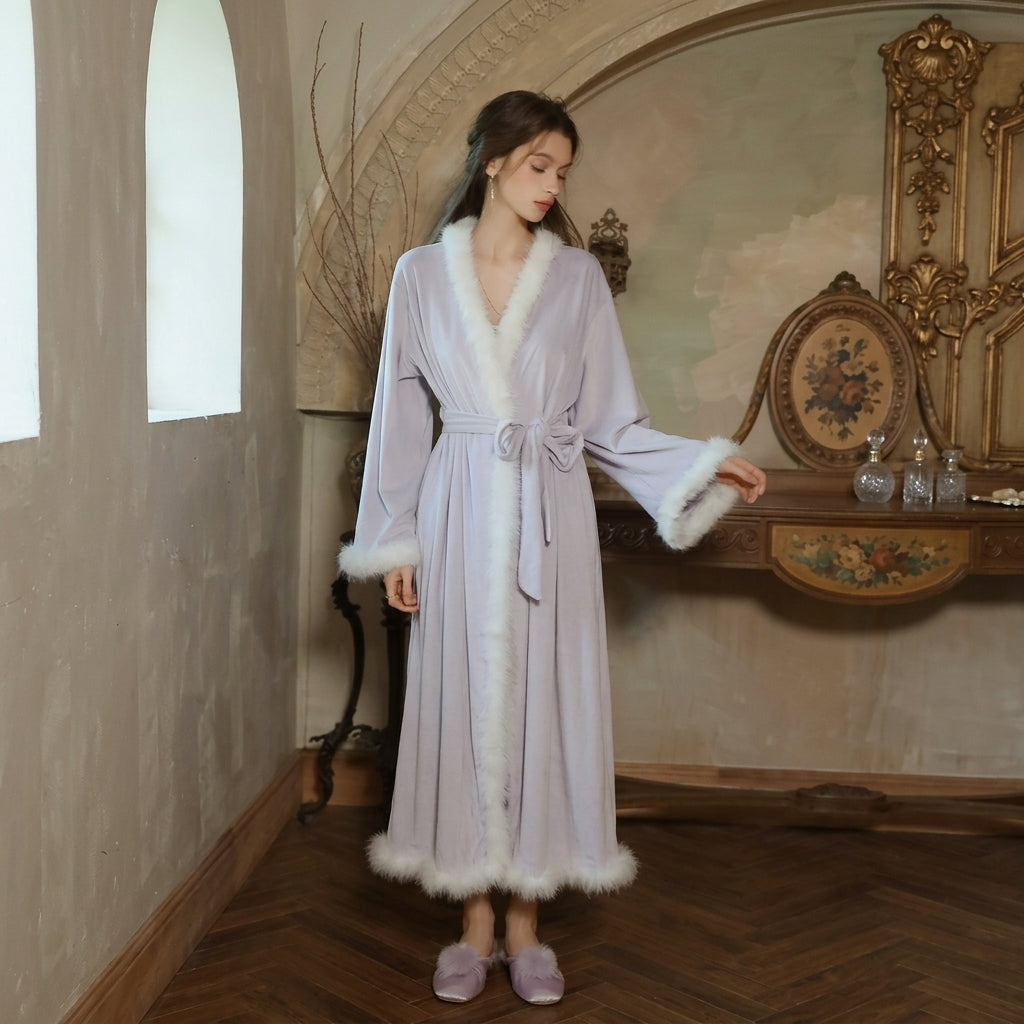 Lietta velvet robe