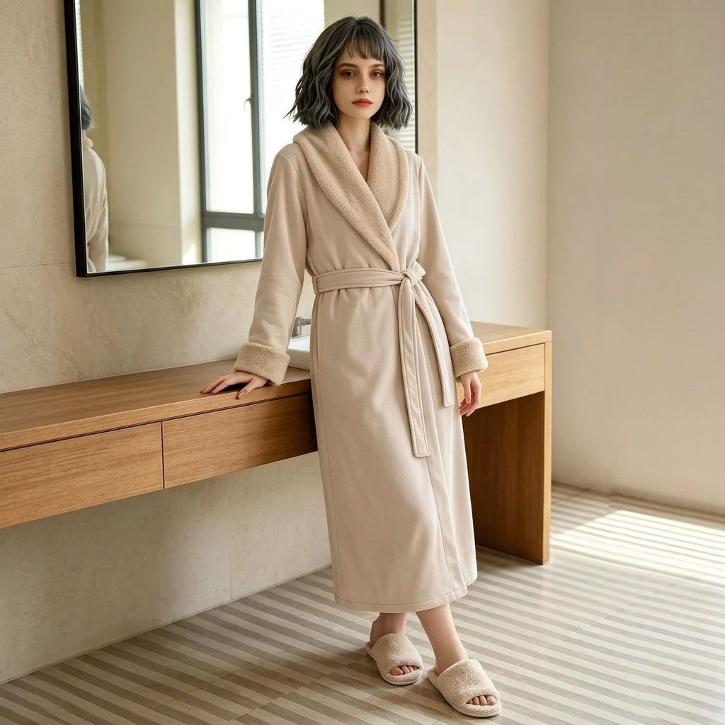 Venetia fleece robe