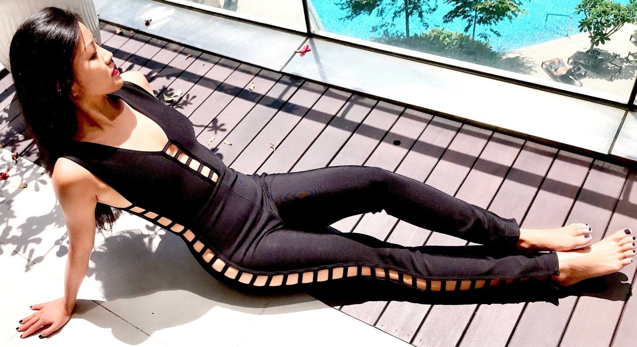 Antonita bandage Jumpsuit LOVEFREYA XS Black Jumpsuit