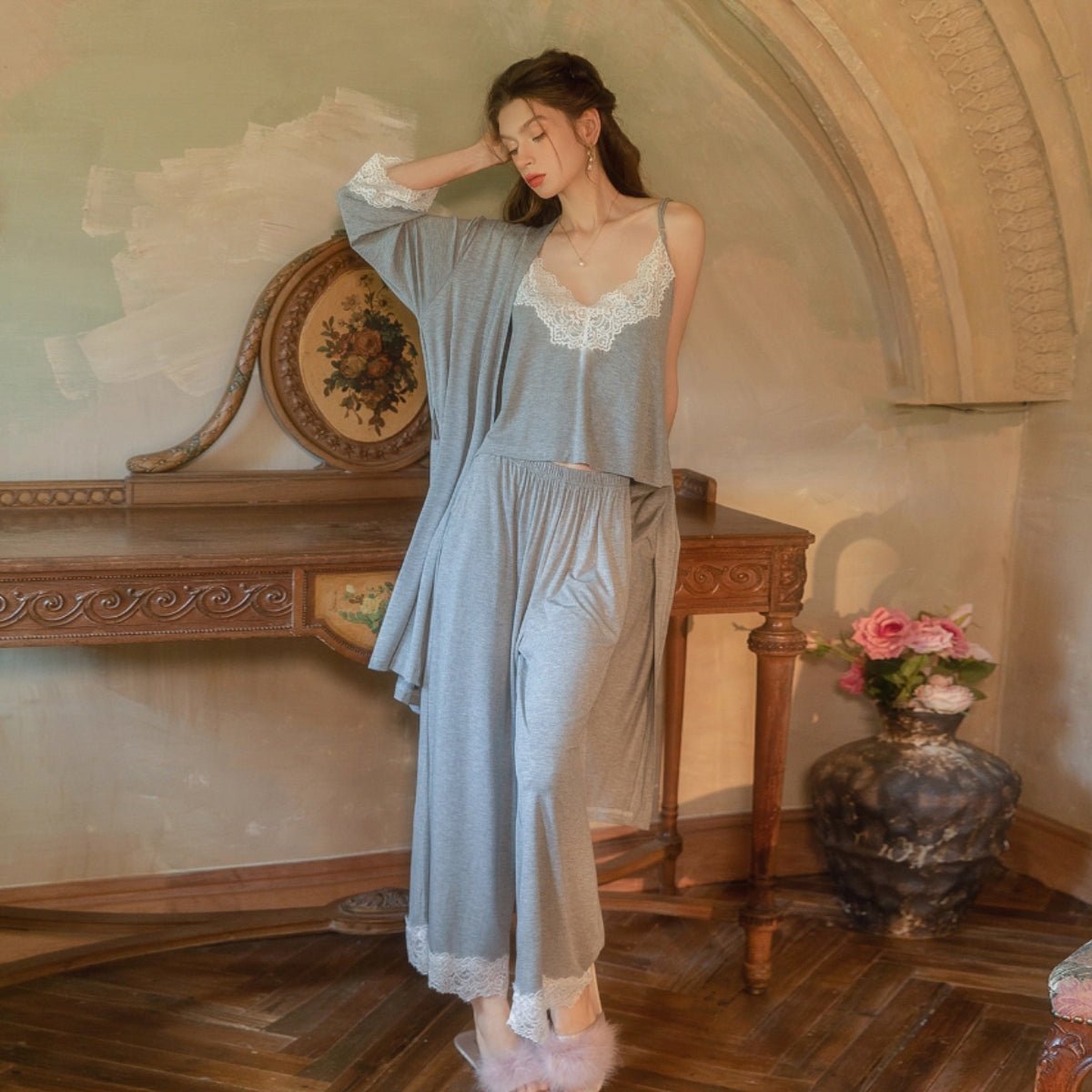 Ayn modal cotton Robe LOVEFREYA Free size Black Intimates