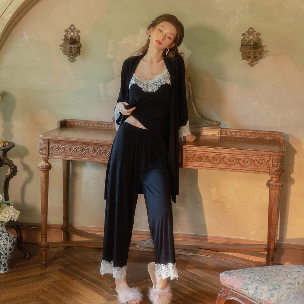 Ayn modal cotton Robe LOVEFREYA Free size Grey Intimates