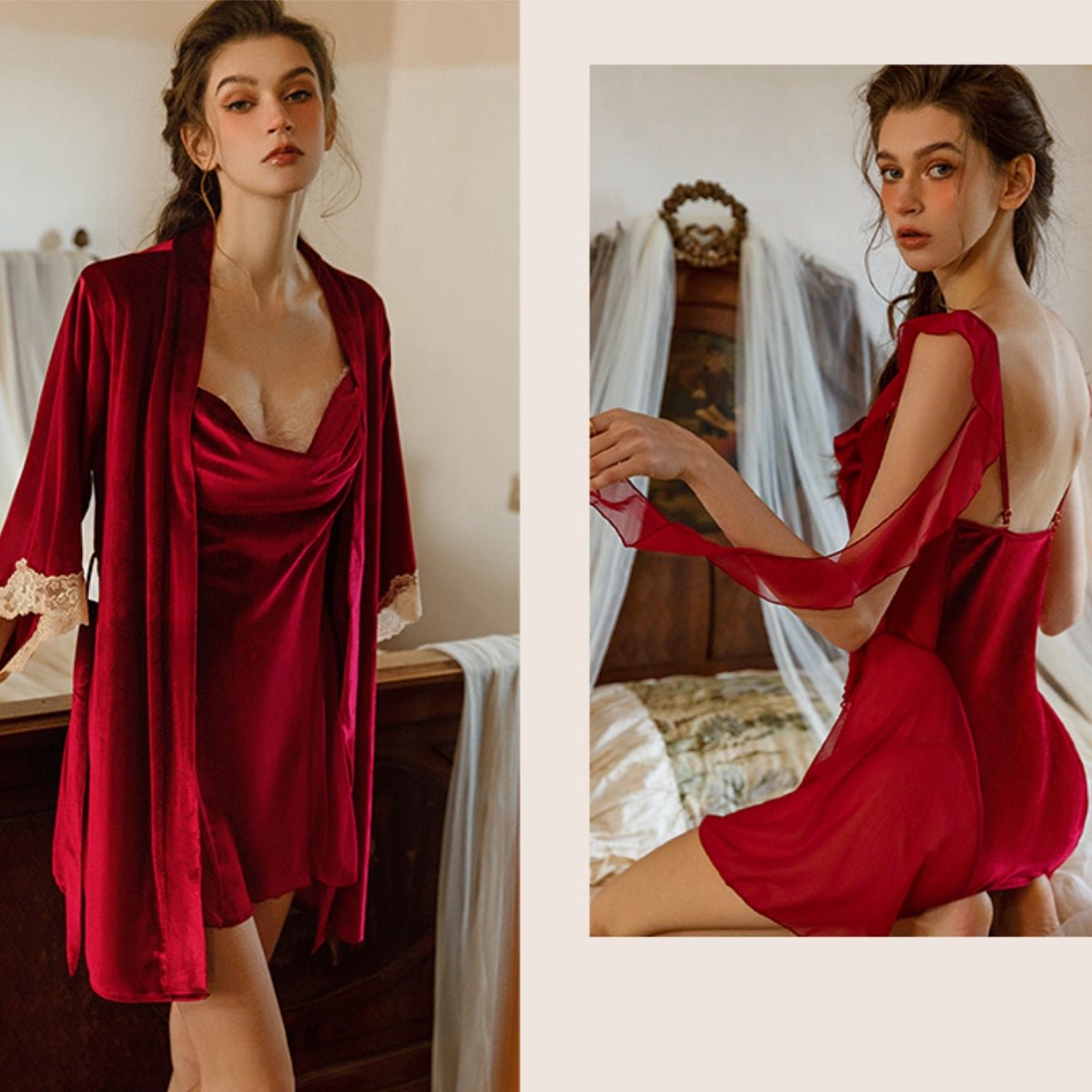 Beau velvet and mesh slip LOVEFREYA Small Black Intimates