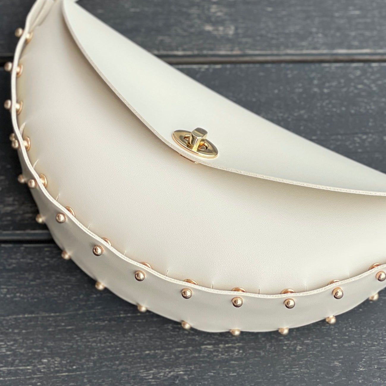 Clutch Luna LOVEFREYA Cream white Gold Bags