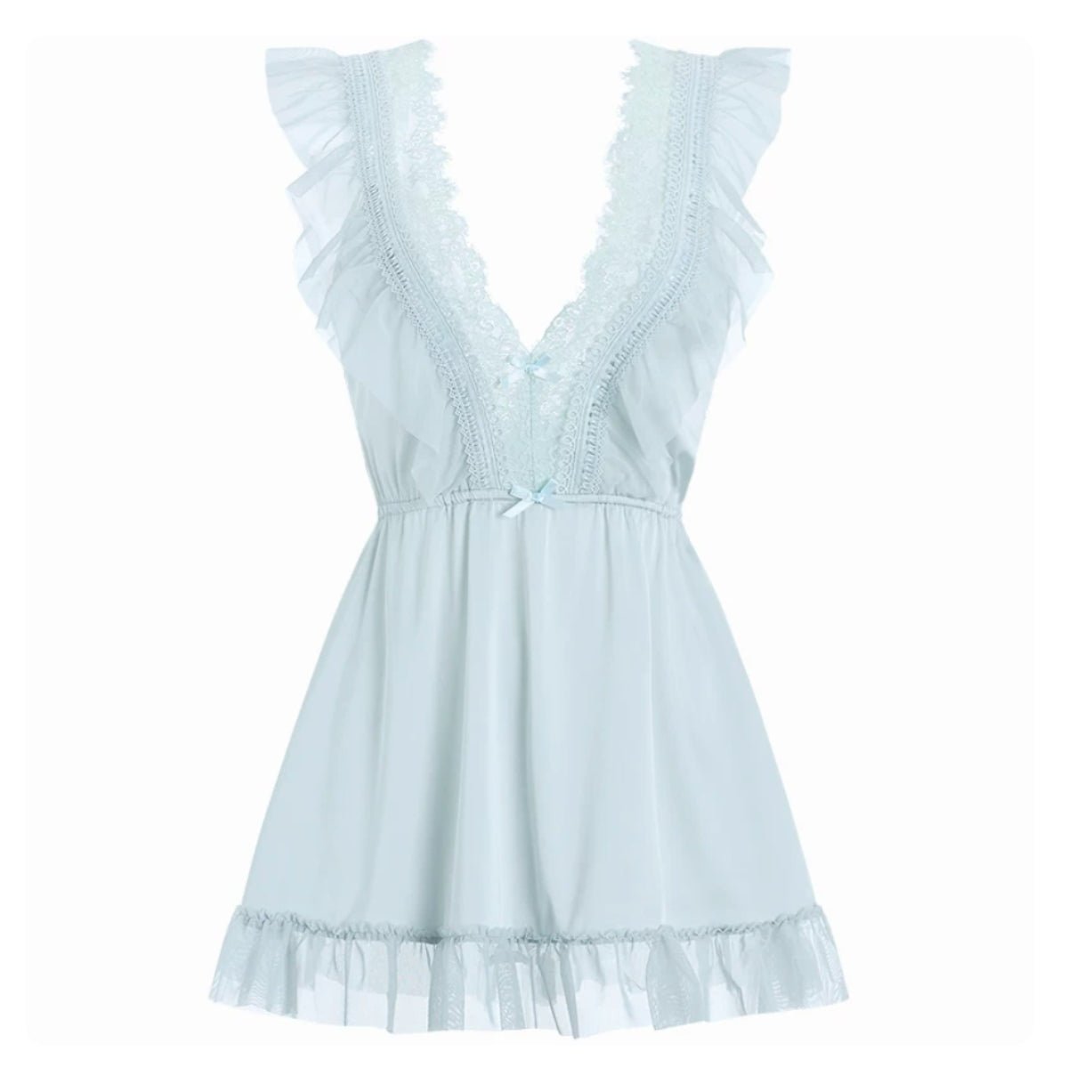 Corrin satin slip LOVEFREYA Small L blue Intimates