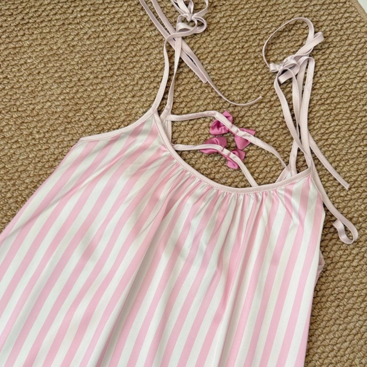 Lorrin midi satin slip LOVEFREYA Small White Intimates