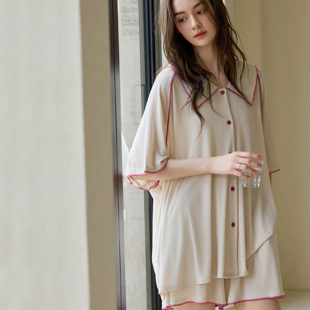 Mancy cotton cami set LOVEFREYA Med Cream yellow Intimates