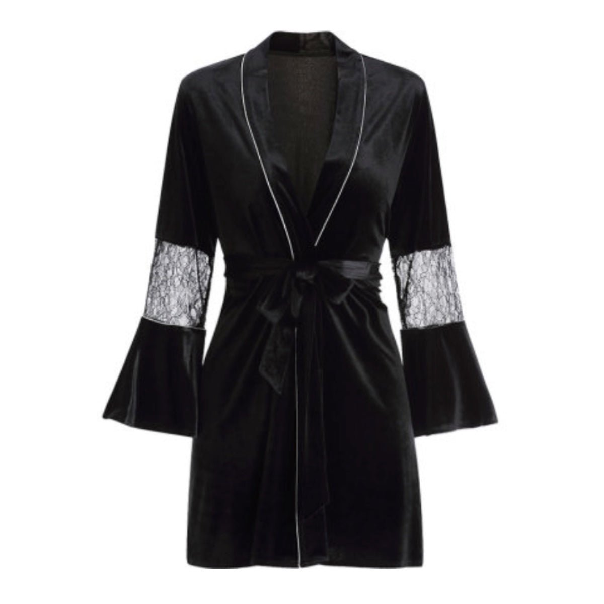 Pernilla velvet robe LOVEFREYA Free size Black Intimates