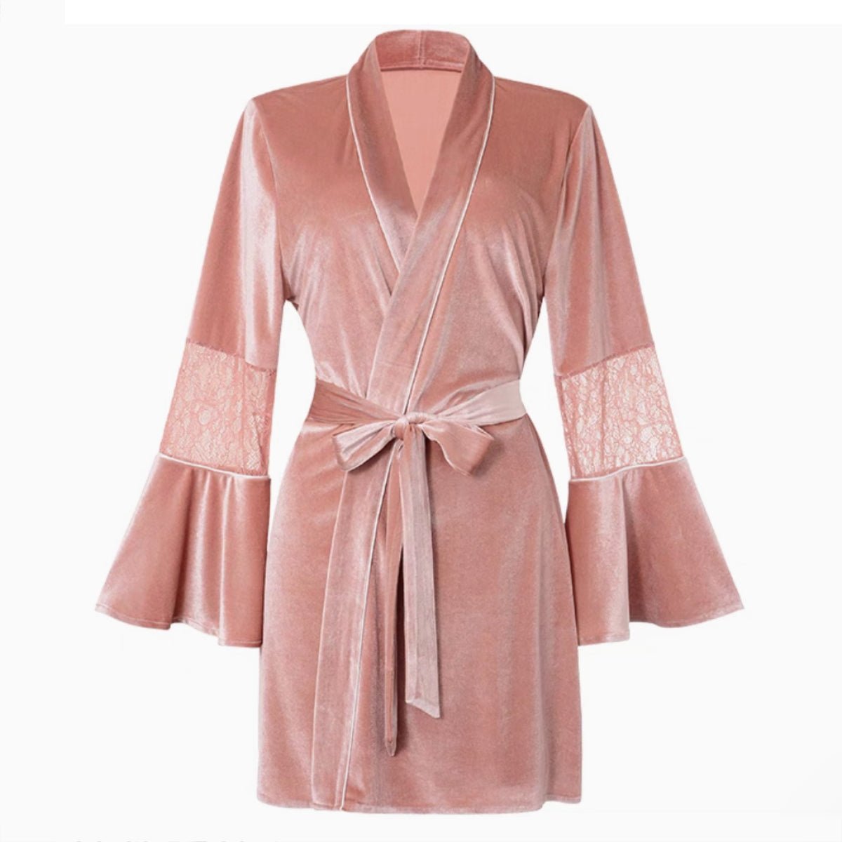 Pernilla velvet robe LOVEFREYA Free size Pink Intimates