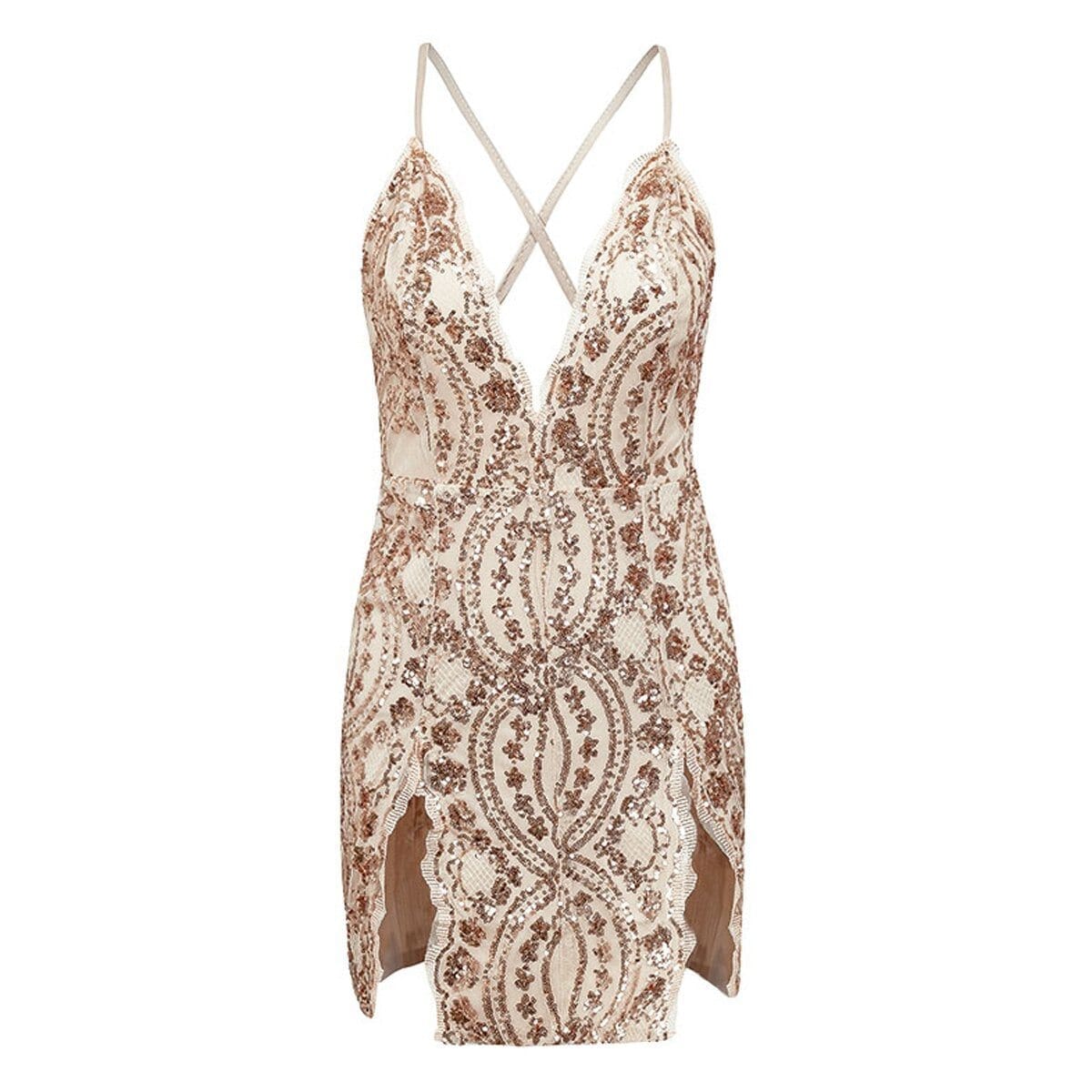 Senna sequin dress LOVEFREYA S Gold Dress