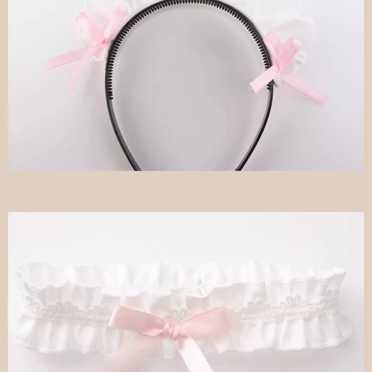 Sweet little maid satin costume set LOVEFREYA Free size Black Intimates