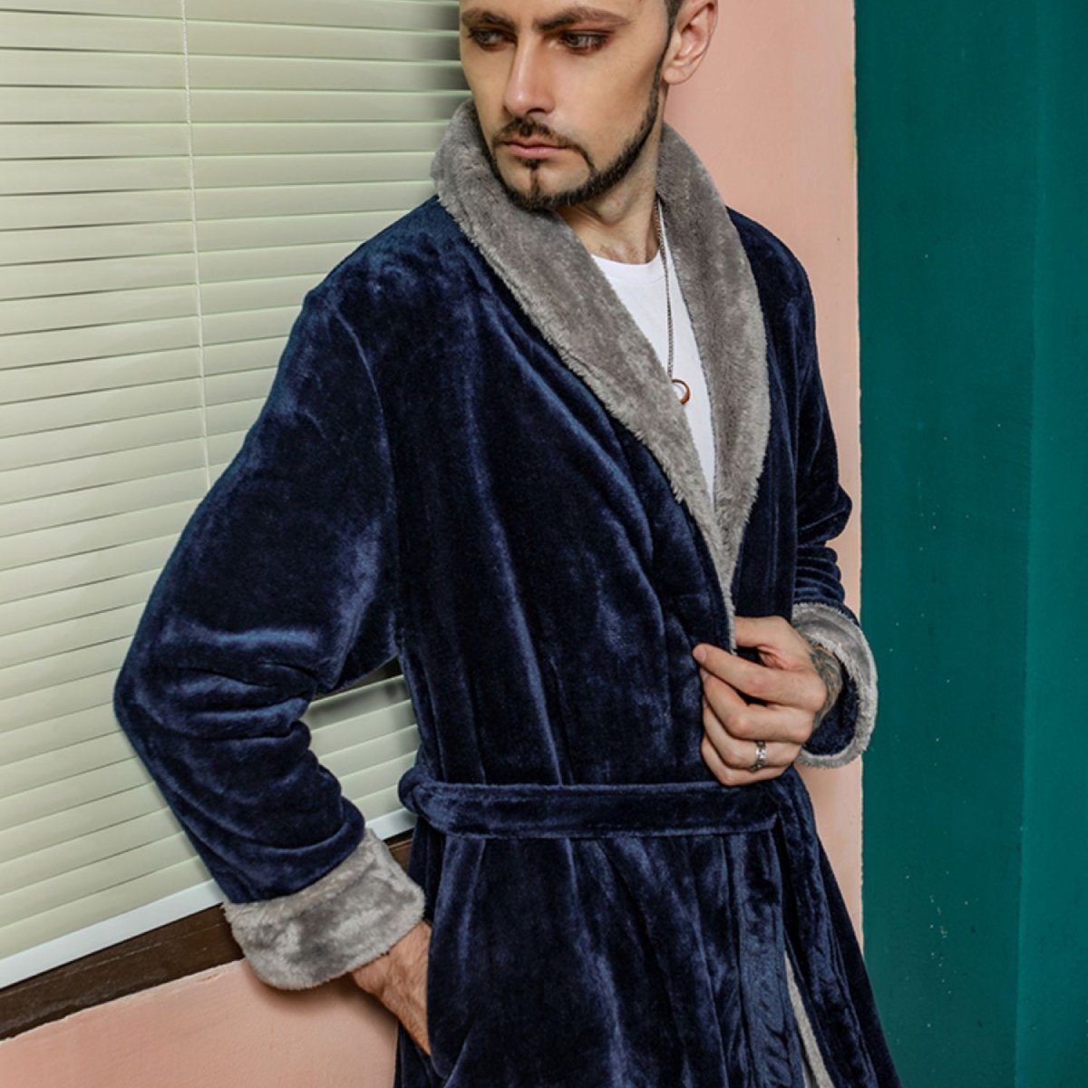 Wynter fleece robe LOVEFREYA Small Grey Intimates