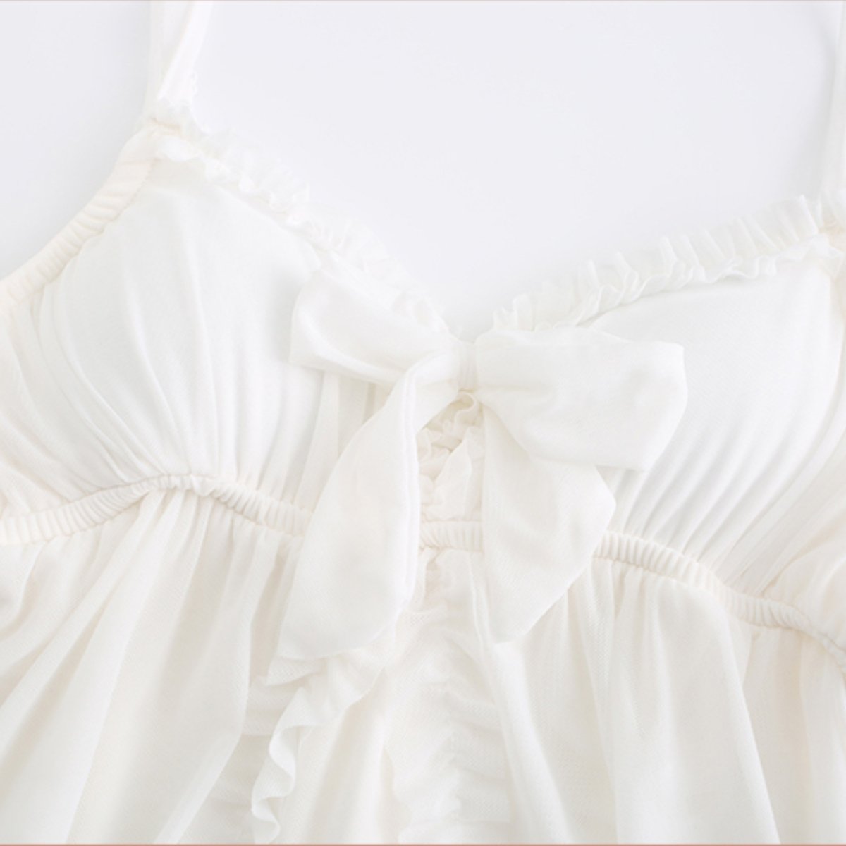 Yvette mesh slip LOVEFREYA Small White Intimates