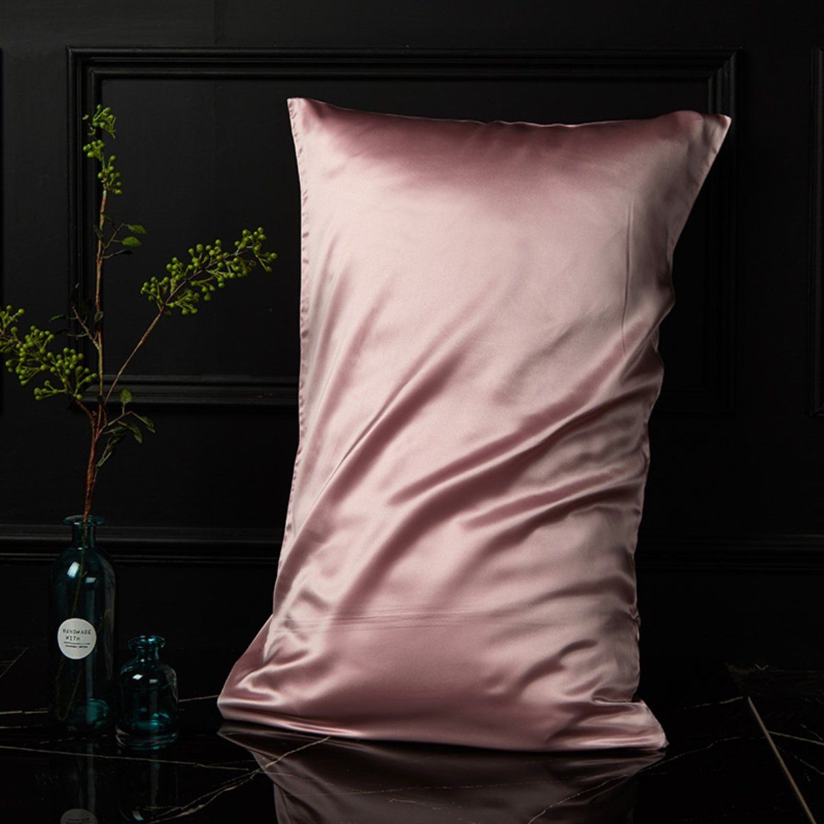 100% natural mulberry silk pillowcase set Accessories LOVEFREYA 48 x 74 Pink 