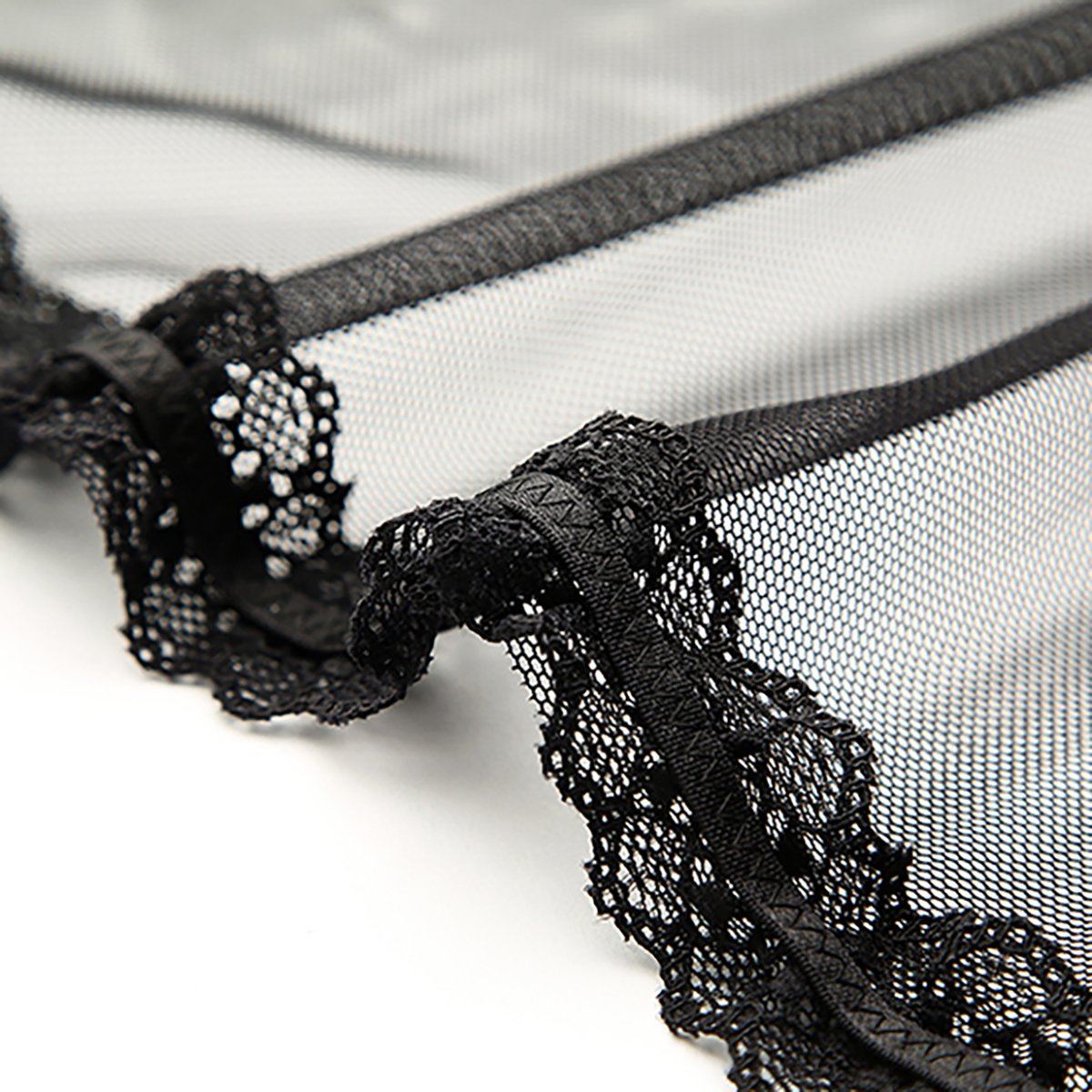 Abbie mesh babydoll set LOVEFREYA Free size Black Intimates