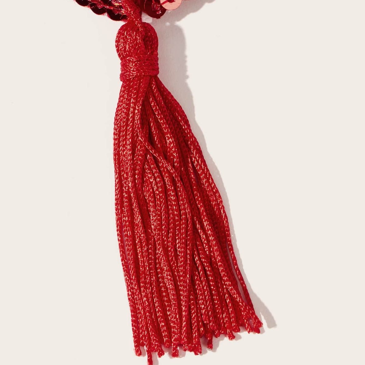 Heart shape tassel sequin nipple cover LOVEFREYA Free size Black Accessories