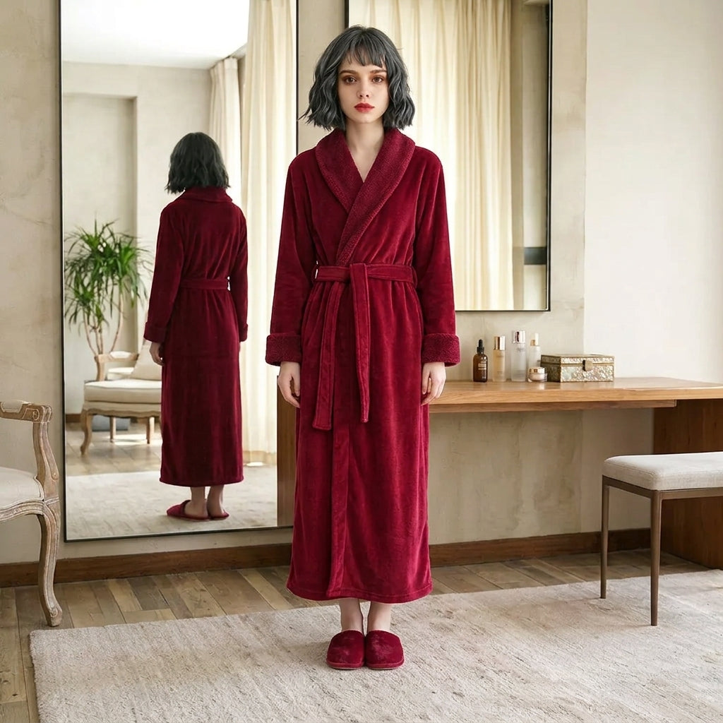 Venetia fleece robe