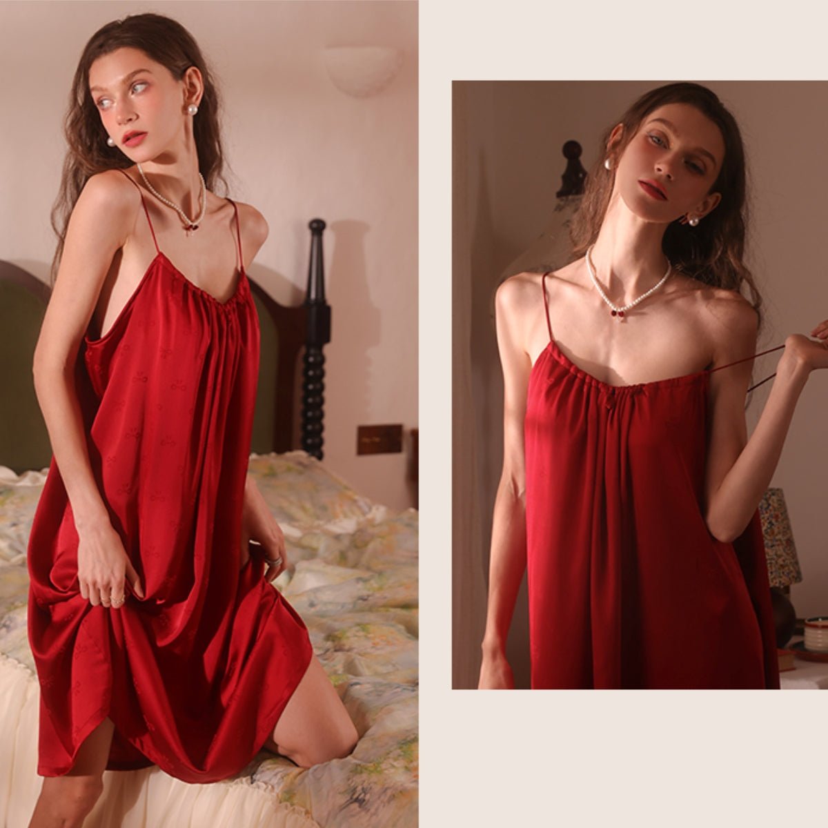 Casey midi satin slip LOVEFREYA Small Black Intimates