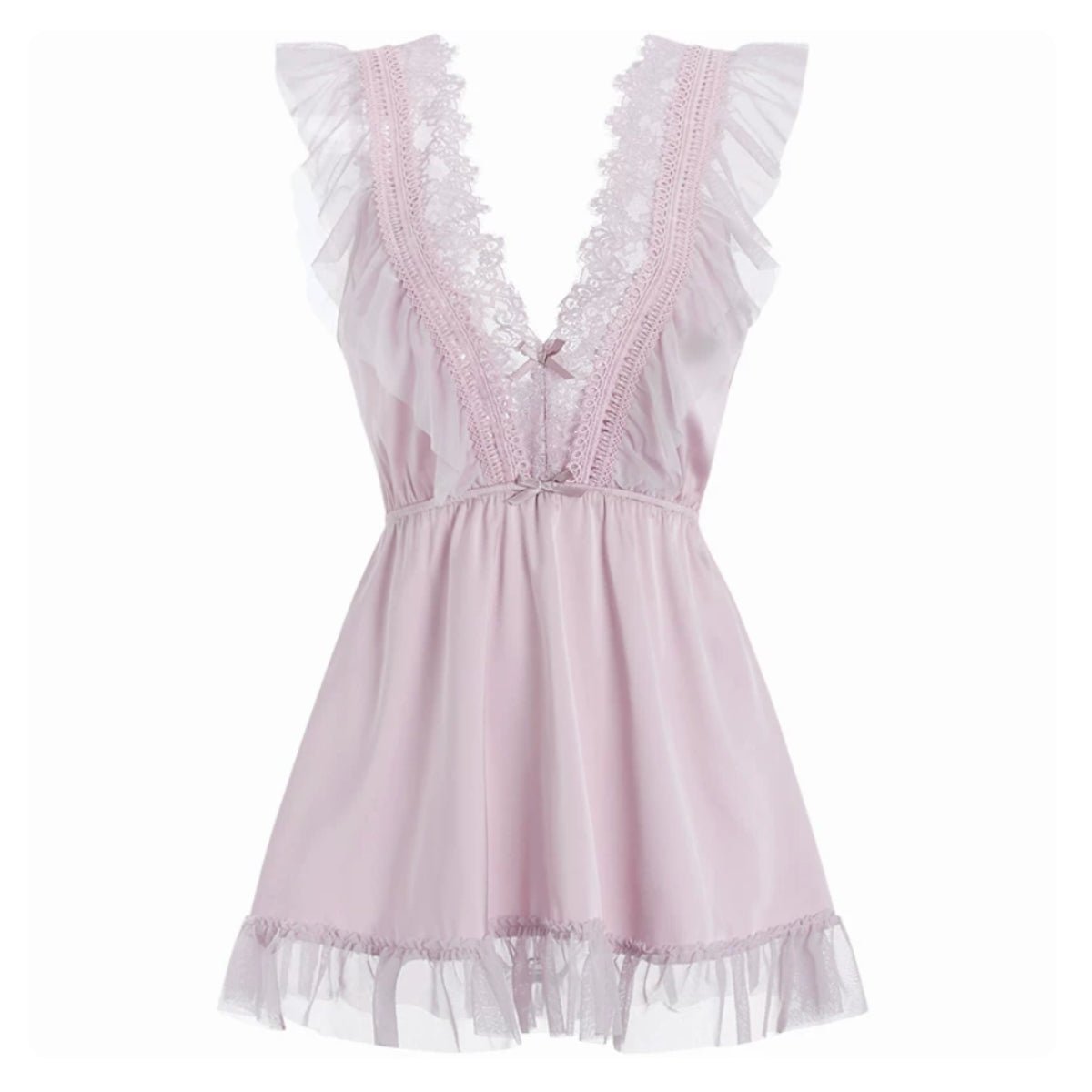 Corrin satin slip LOVEFREYA Small Pink Intimates