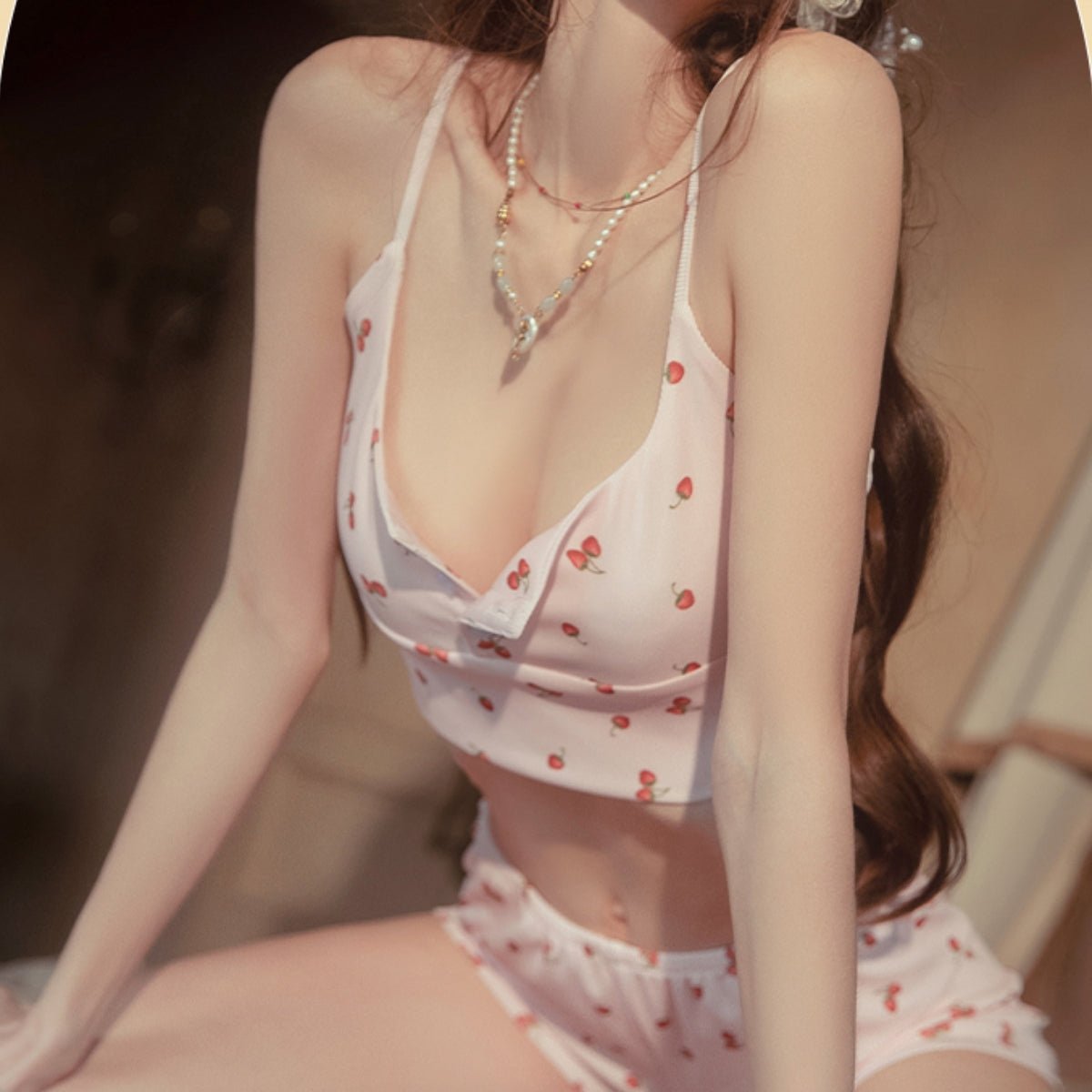 Elle cotton cami set LOVEFREYA Small Pink Intimates