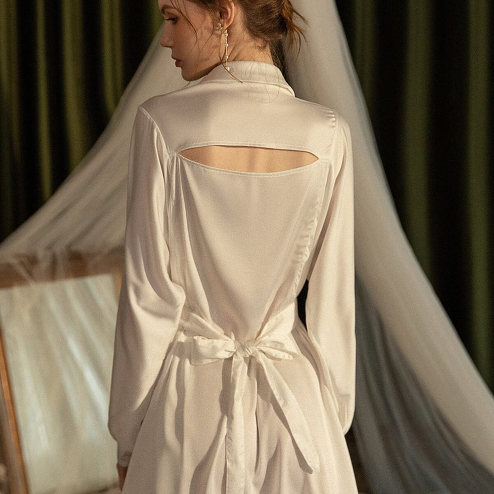 The Boyfriend Silk Satin Shirt