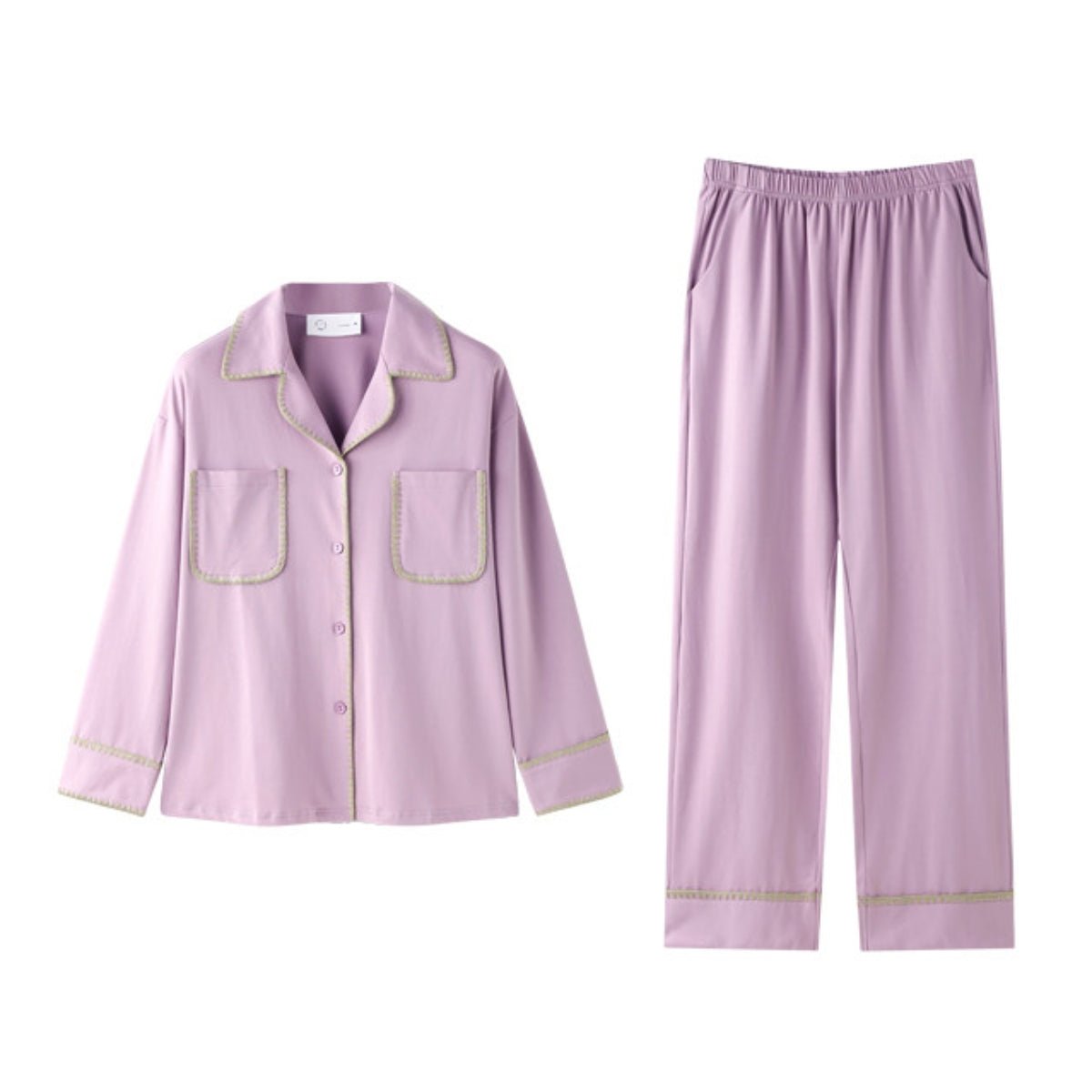 Mancy long sleeve cotton PJ Set LOVEFREYA Med Sky blue Intimates