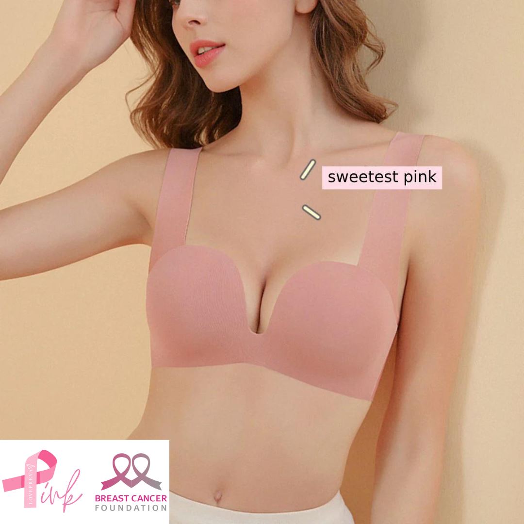 Seamless modal cotton t-shirt bra Bra LOVEFREYA S [32/70AB] Pink 