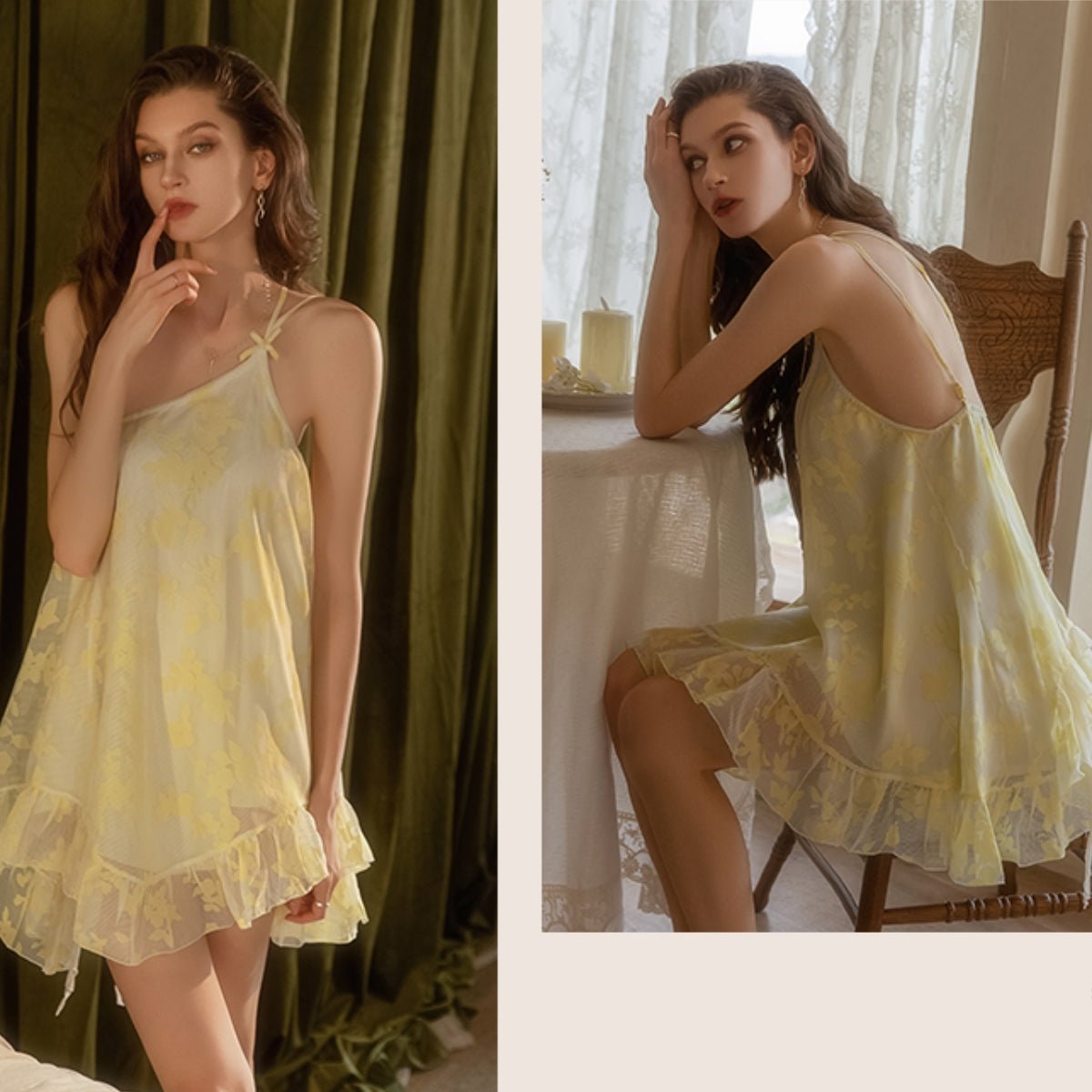 Sera mesh and satin slip LOVEFREYA Small White Intimates