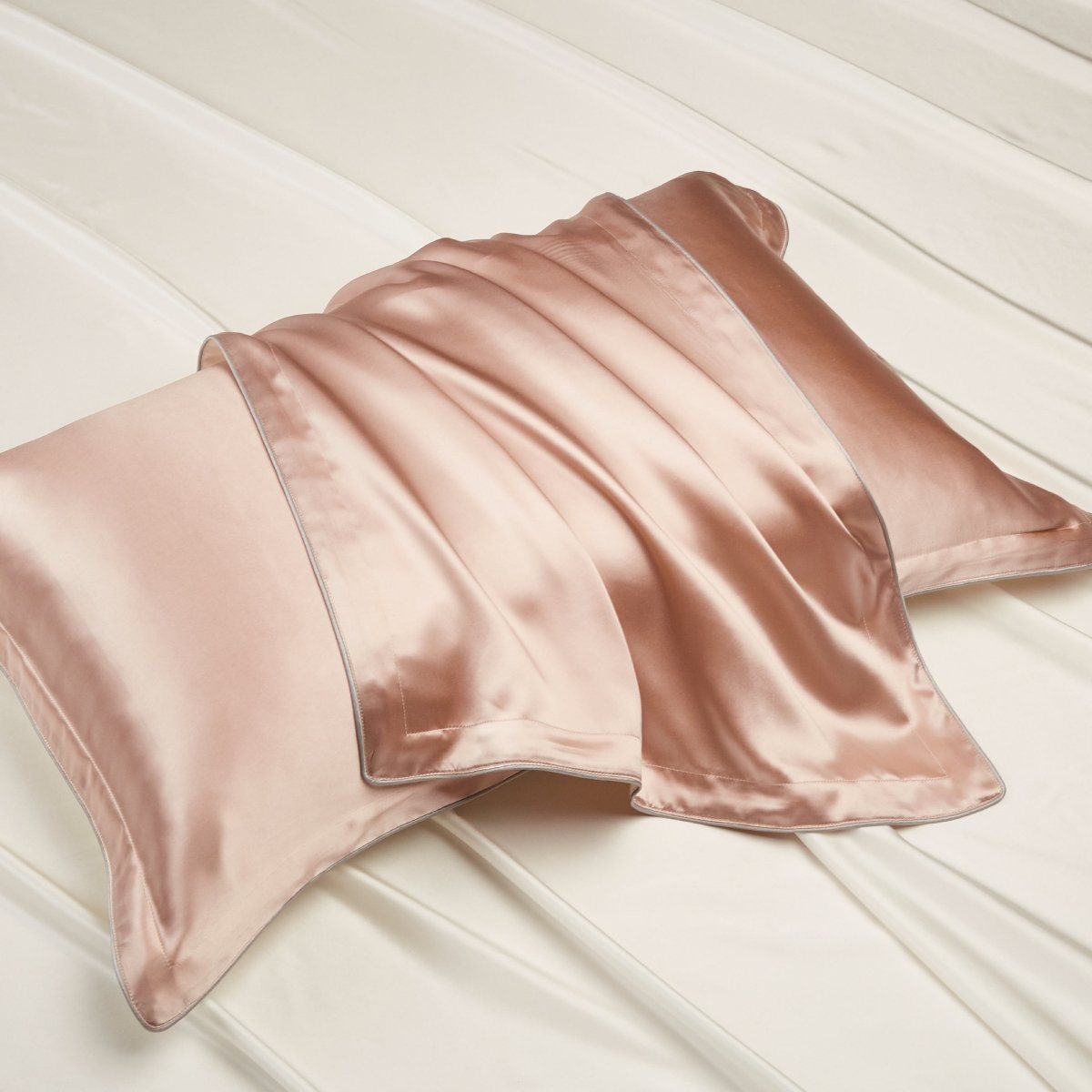 100% natural mulberry silk pillow sham single side Accessories LOVEFREYA 48 x 74 Gold 
