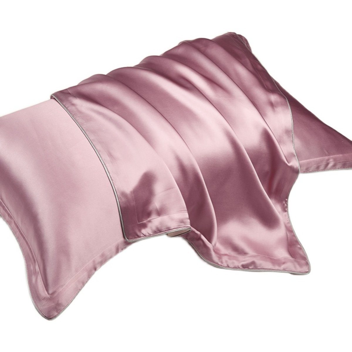 100% natural mulberry silk pillow sham single side Accessories LOVEFREYA 48 x 74 Purple 