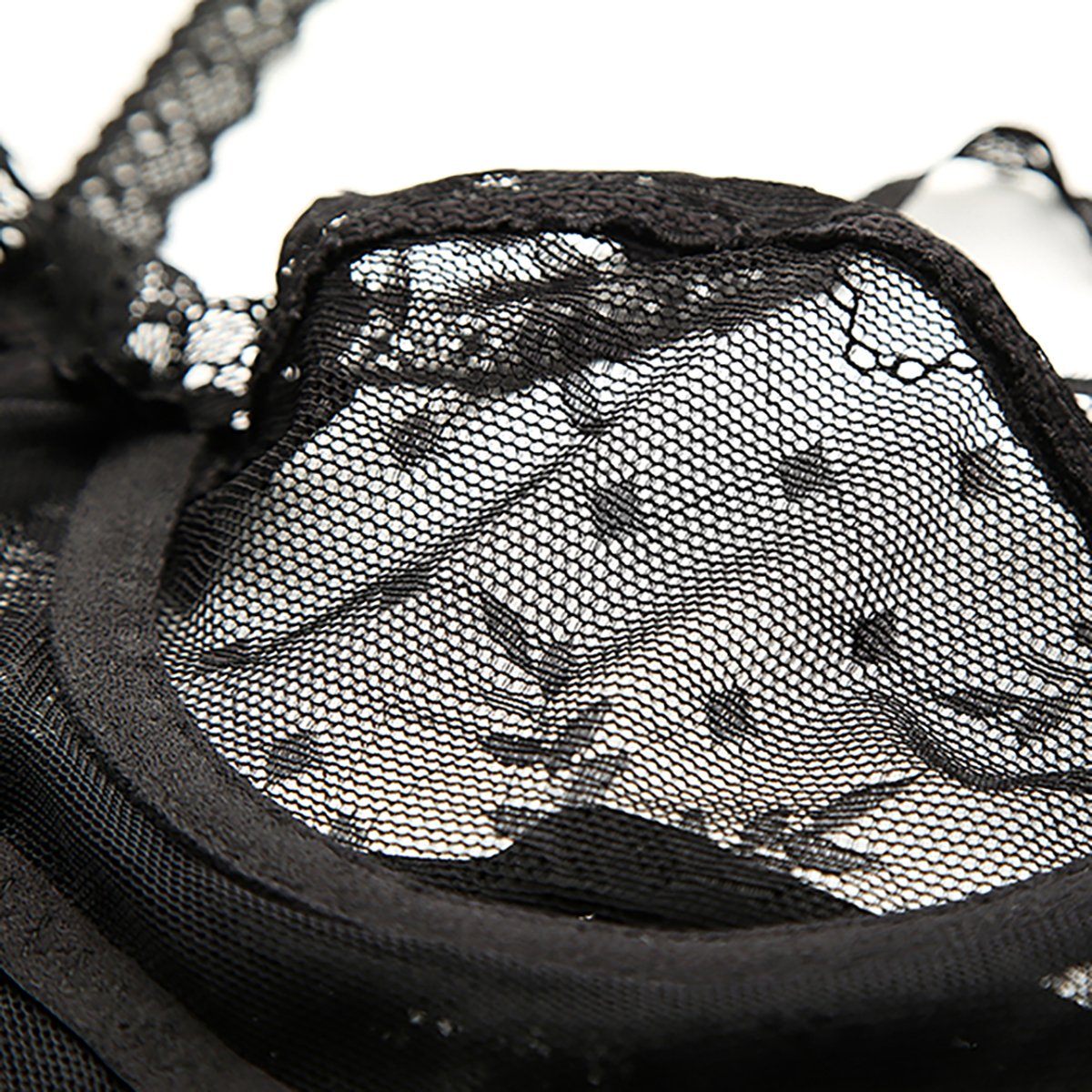 Abbie mesh babydoll set LOVEFREYA Free size Black Intimates