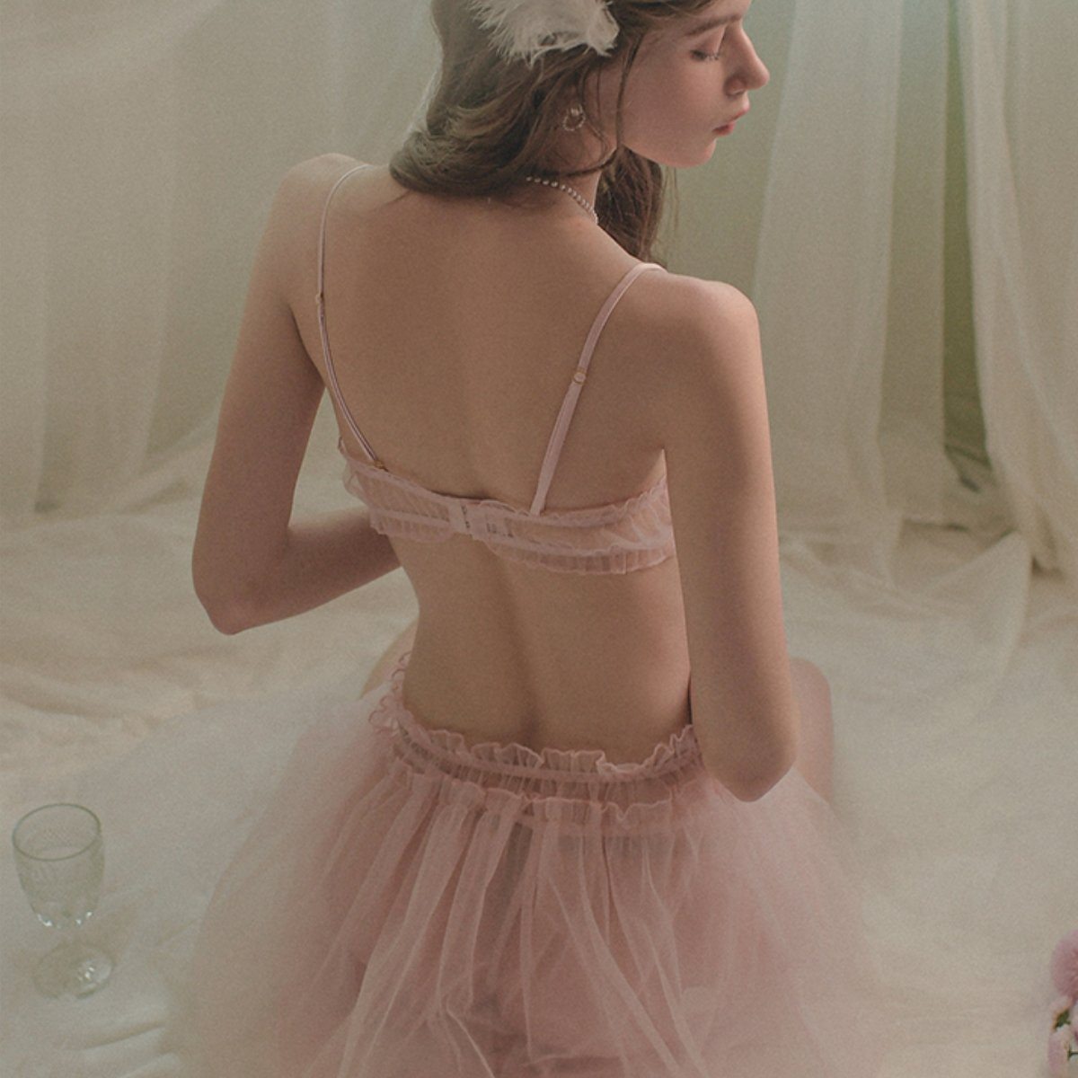 Ballerina mesh lingerie set Intimates LOVEFREYA 
