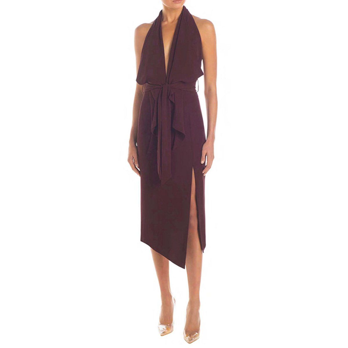 Brooklyn halter dress Dress Lovefreya Pte Ltd 