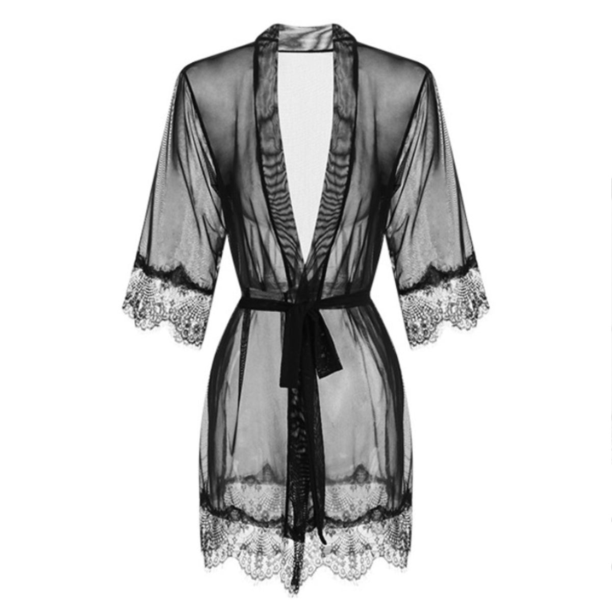 Casira mesh robe Intimates LOVEFREYA Free size Black 