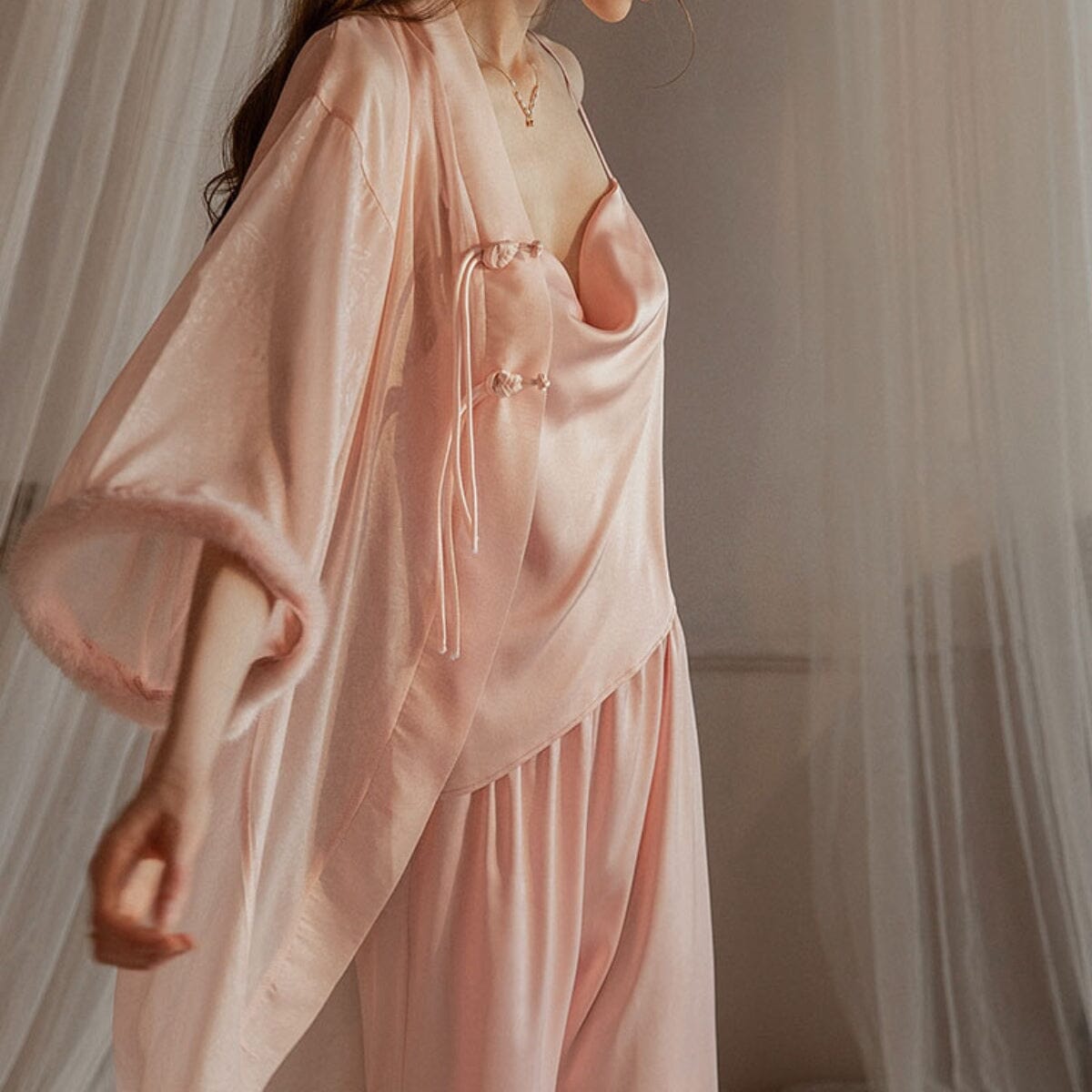 Ember satin robe Intimates LOVEFREYA 