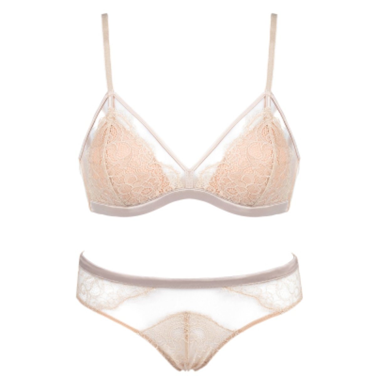 Inej lace lingerie set Intimates LOVEFREYA S [70AB] Nude 