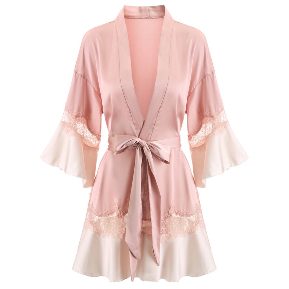 Leonida cami set Intimates LOVEFREYA Robe only (Free size) Pink 