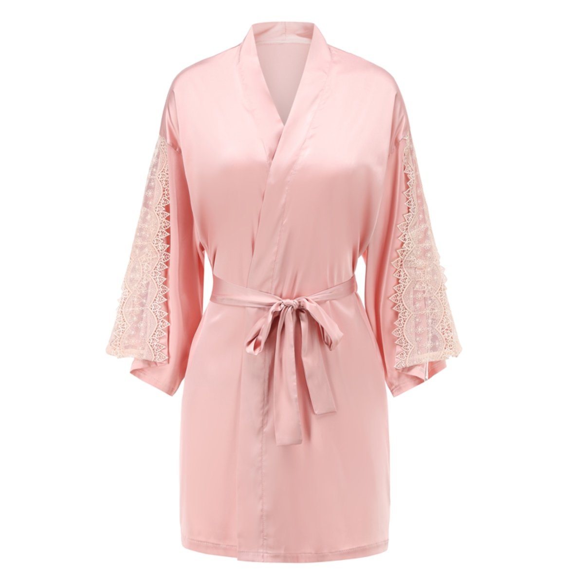 Nezeri satin slip Intimates Lovefreya Pte Ltd S Pink Robe only
