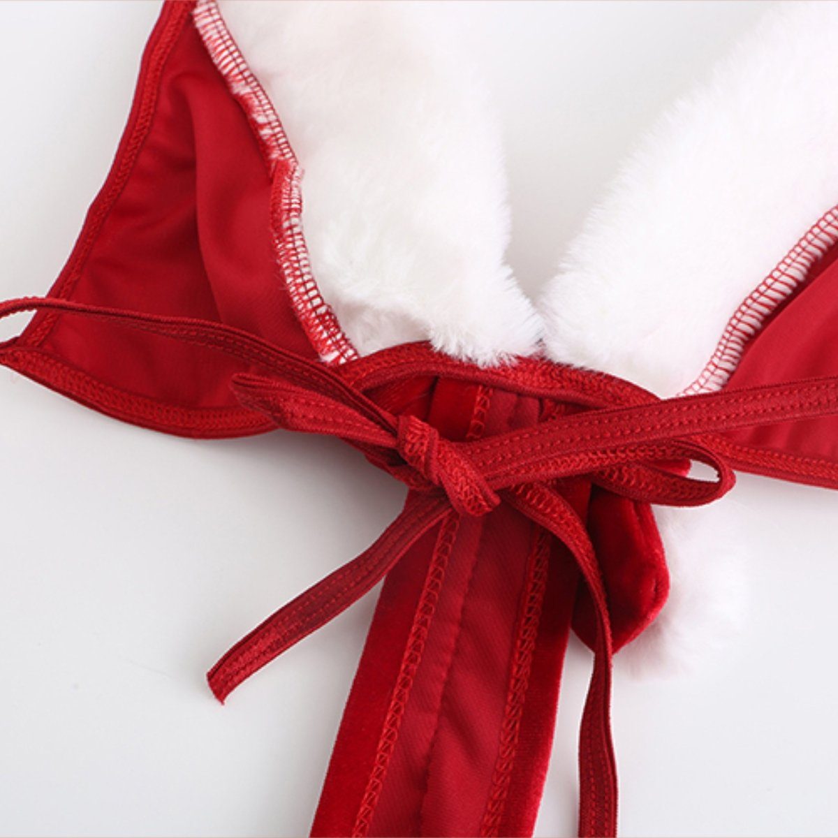 Velvet xmas teddysuit costume set LOVEFREYA Free size Red Intimates